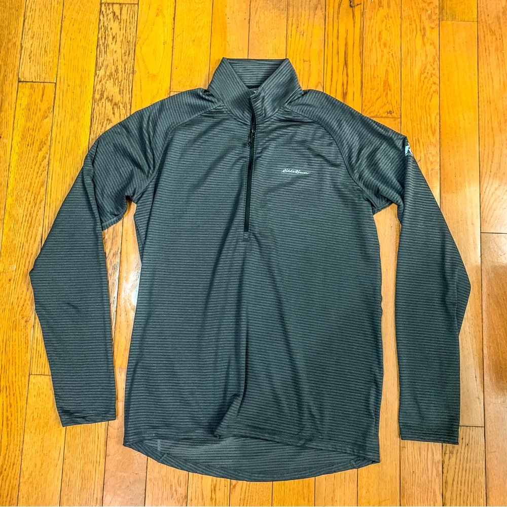 Eddie Bauer First Ascent High Route Grid Fleece 1/4 Zip Pullover Large (Tall)